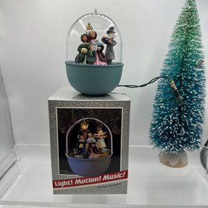 Joyous Carolers Ornament We Wish You A Merry Christmas Light Motion Music